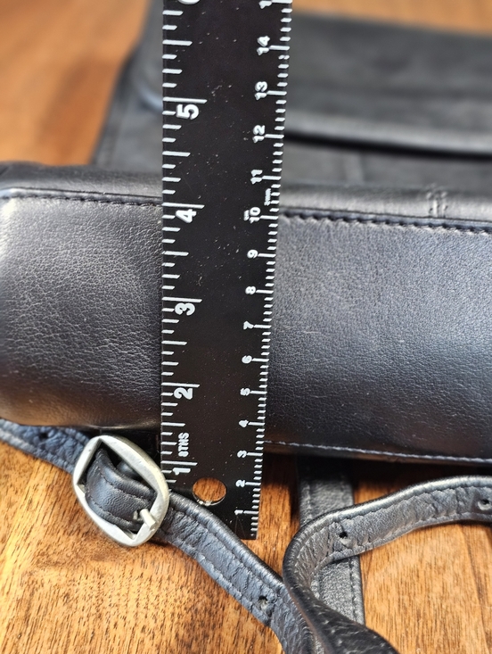 Vintage Wilson Leather Backpack in Black main image 12